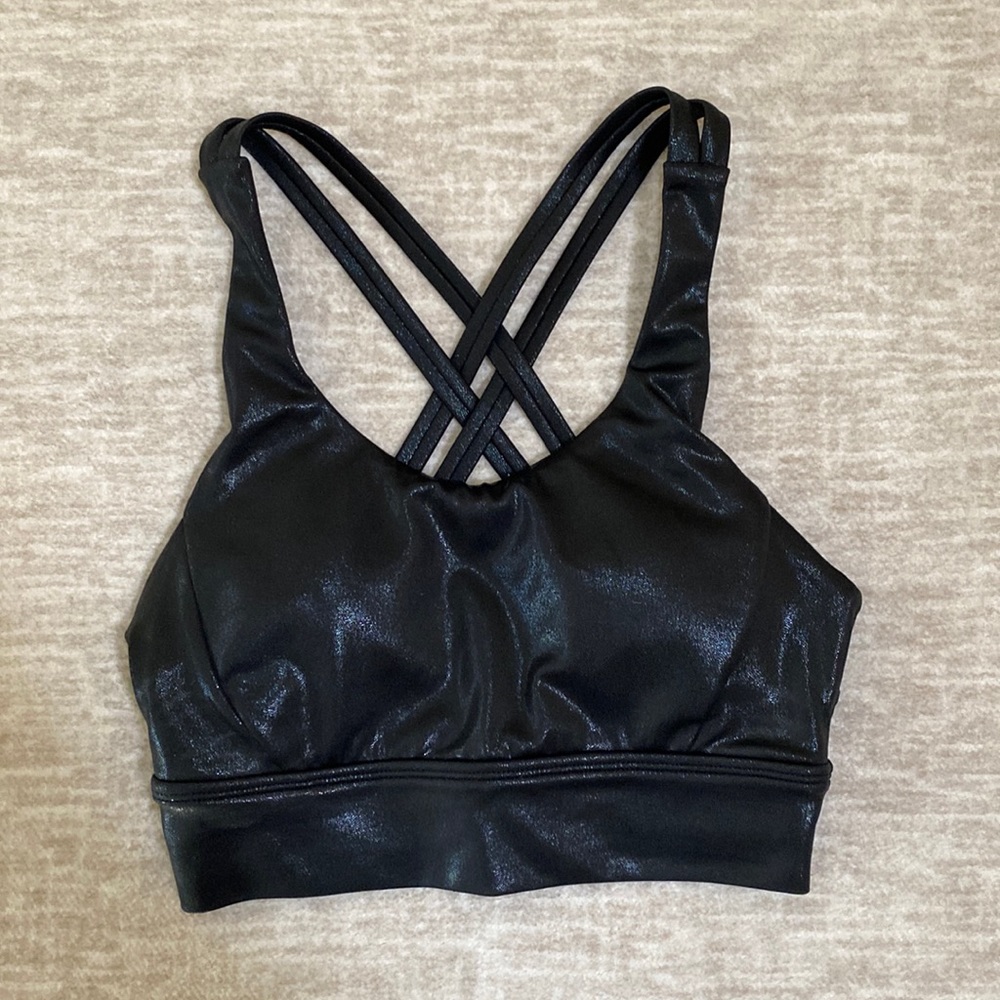 BuffBunny Rosa Bra — Shimmer Black